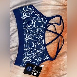 Navy Blue Penn State sports bra